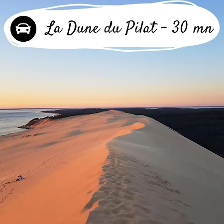 Grande Climatisee - Piscine Privee & Chauffee - Entre Bordeaux Et Bassin D'arcachon Marcheprime