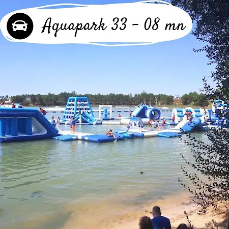 Grande Climatisee - Piscine Privee & Chauffee - Entre Bordeaux Et Bassin D'arcachon